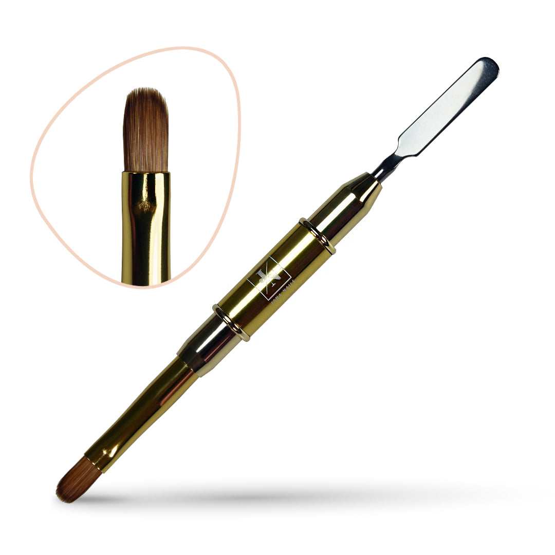 ACRYGEL GOLD DOUBLE ČETKICA