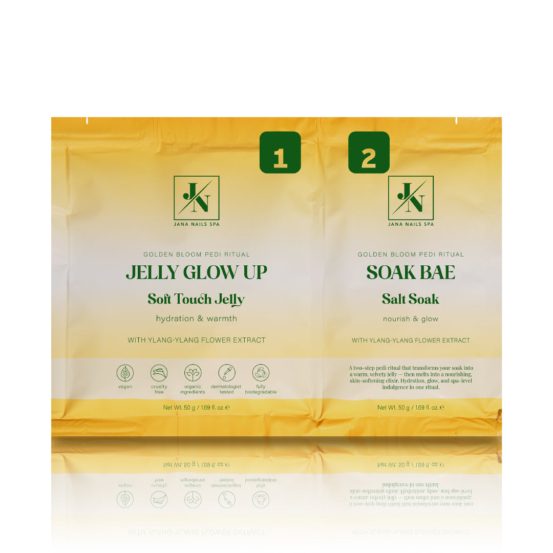 GOLDEN BLOOM PEDI RITUAL -Jelly glow up 50g + soak bae 50g