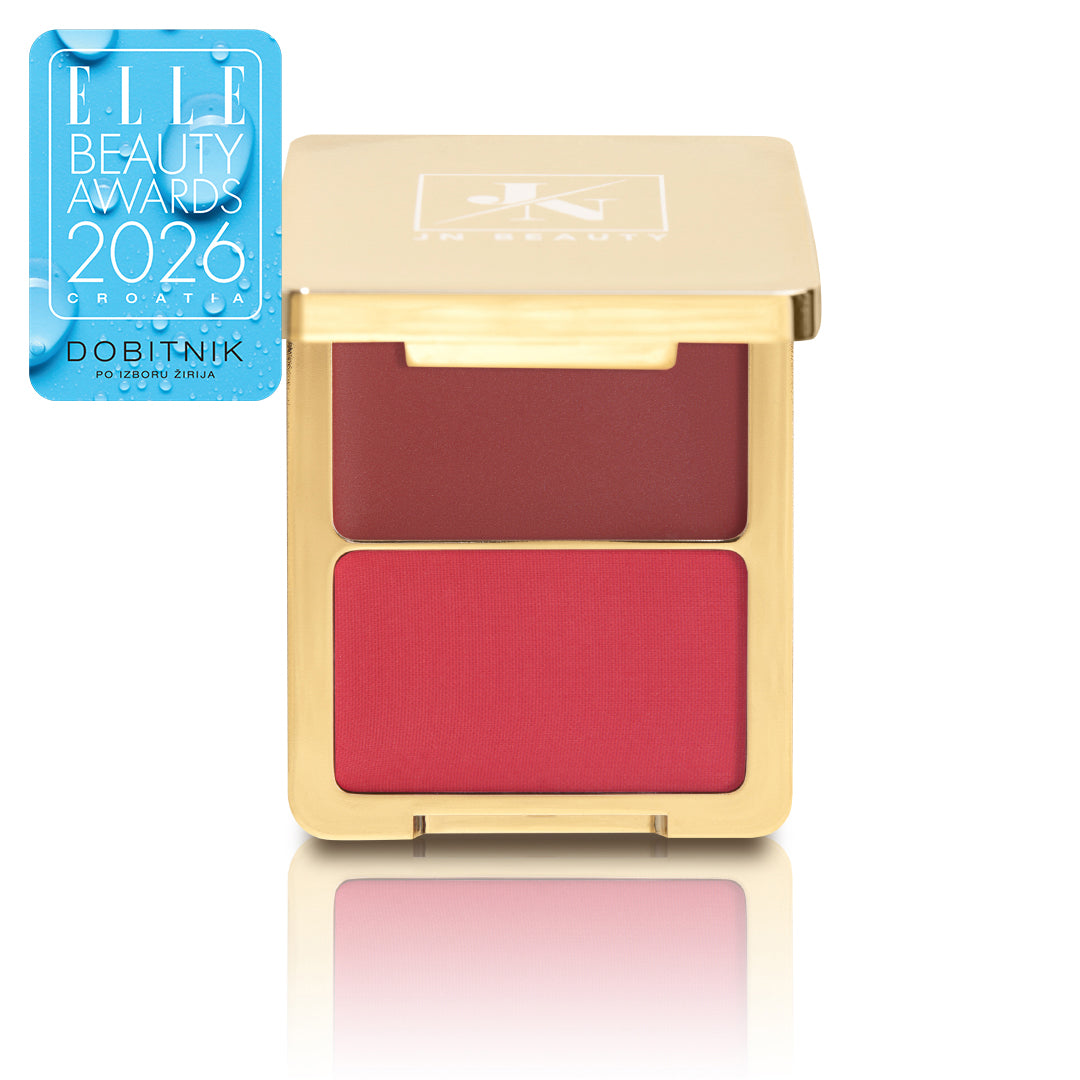 PEACH N BURN CREAM & POWDER DUAL BLUSH 8g